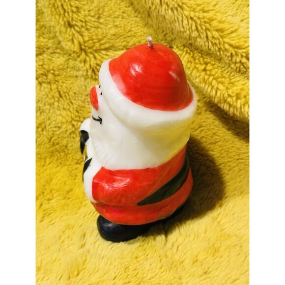 VTG Novelty Santa Claus Candle Christmas Holiday Decor Retro Festive Figurine - Picture 4 of 8